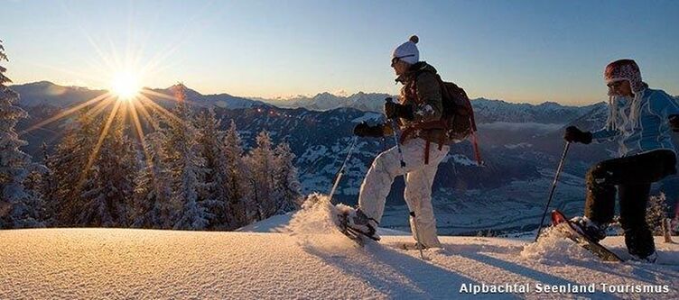 Alpbachtal Schneeschuhwandern Alpbachtal Mit Sonnenaufgang 1